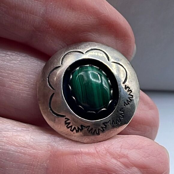 Teddy Goodluck Navajo shadow box clip style earrings. - Picture 3 of 7